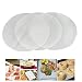 Produktbild Wankd 50Pcs Backpapier Runde Grill Antihaftpapier Backfolie BBQ Grillmatte für Braten Grillen Backen, Durchmesser 30cm
