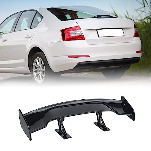 Image of Universal Mini Car Spoiler Wing | Premium ABS Auto Tail Wing Black | Easy Peel & Stick Installation for All Cars | Enhanced Driving Stability|1Pcs Car Mini Spoiler Wing