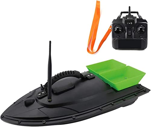 WYMYY Señuelo de Pesca inalámbrico con Control Remoto Inteligente, Barco de Cebo, buscador de Peces, 500 m, lancha rápida con Doble Motor, Herramienta de Pesca