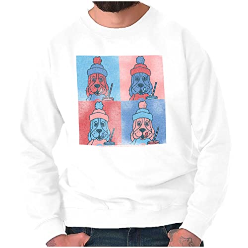 Brisco Brands Slush Puppie Art Vintage 80s Sweatshirt for Men or Women