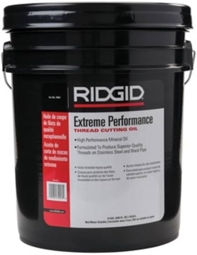 RIDGID 74047 Extreme Performance Threading Oil, 5-Gallon