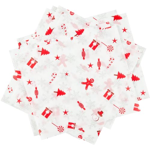 Zezzxu 100 Sheets Wax Paper for Food, Parchment Paper for Cookie Box Deli Wrapping Grease Resistant Basket Liners (9.8 x 8.5 Inches)