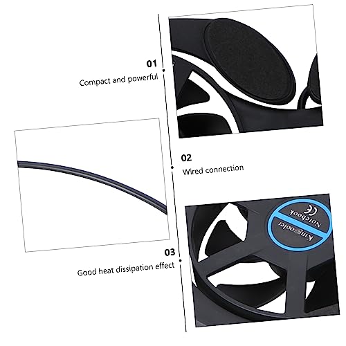 Cooling Pad Portátil Plegable para Laptop con 2 Ventiladores USB miniatura 4