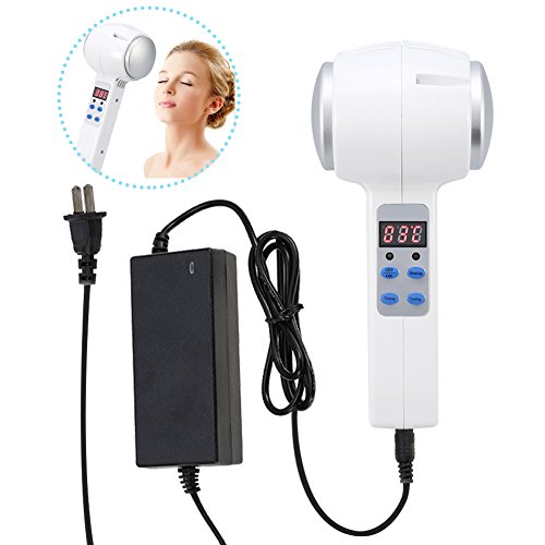 Zjchao Hot And Cold Hammer Ice Fire Double Heads Vibration Massage Instrument, Skin Tightening Facial Lifting Wrinkle Removal And Shriking Pores Beauty Device #TOP21