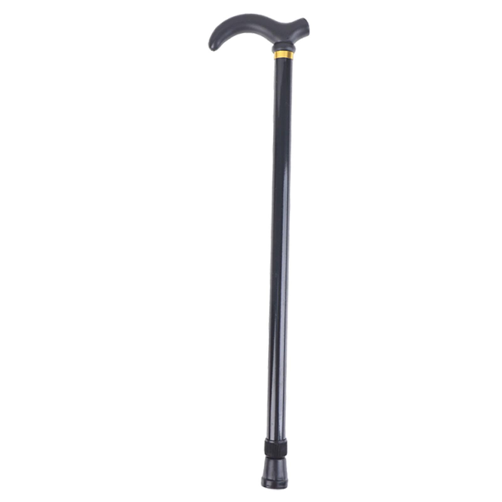 CALANDIS Trekking Pole Crutch Portable Walking Cane for Travel Camping Mountaineering Black | Walking & Trekking Sticks | Hiking Gear | Camping & Hiking-image-15