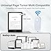 Remote Control Page Turner for Kindle Paperwhite Oasis Kobo eReaders,Kindle Clicker Page Turner Accessories for iPhone,iPad, Android Tablets Reading Novels,Video Record&Shutter Selfie (Light White)