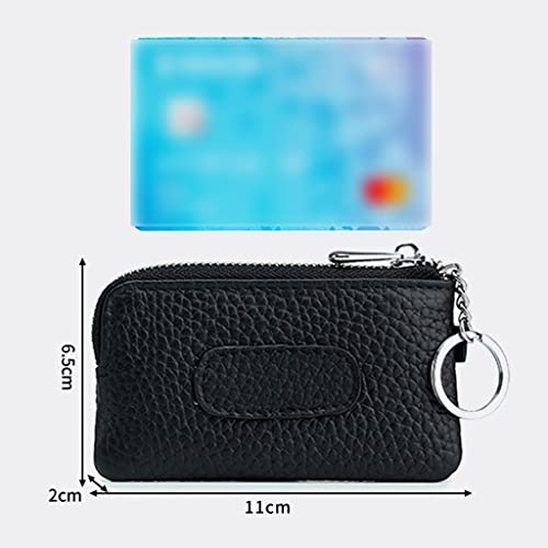 Multifunctional Women Wallet With Pouch Card Bag Key Case For Ladies(Black)2