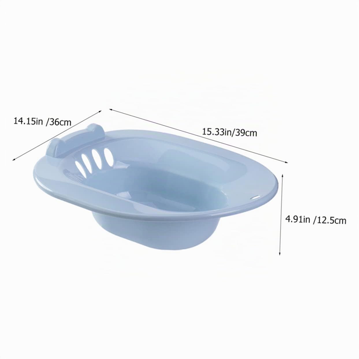CHILDWEET Inodoro Asiento Diseño de Antideslizante Plástico Azul Baño Fácil de Limpiar para y Adecuado para Cuidado Posparto y Postoperatorio
