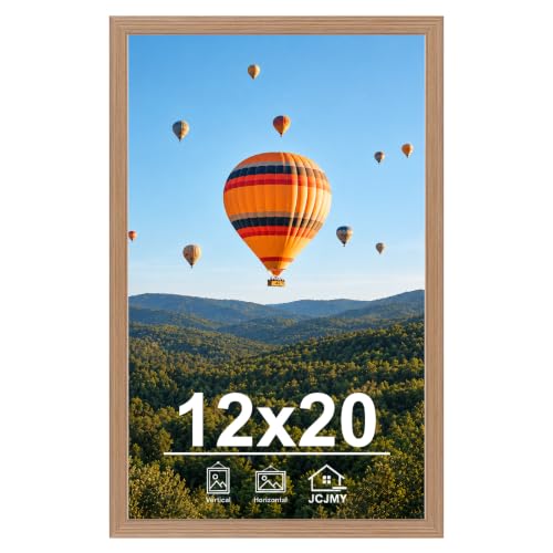 JCJMY 12x20 Bilderrahmen für Poster Foto Bild, horizontale und vertikale Formate zum Aufhängen an der Wand, 30,5 x 50… – Ansicht 1