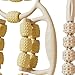 Vaveren 2X Muscle Relaxer Manual Foam Massage Roller Leg Massage Tools for Arms Calf Gym, Yellow