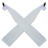 Sehr langlebig UltraPoi UltraSocks XL mit Drehknopfgriffen, 2er-Set, weiß, nicht dehnbar, für LED oder Übung (ohne Licht), Weiss/opulenter Garten