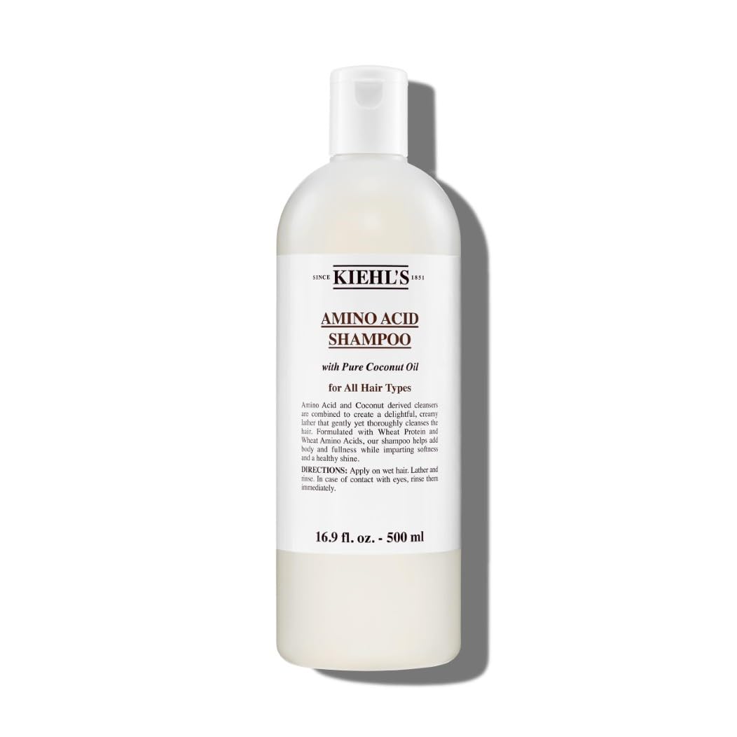 Amino Acid Shampoo, with Amino Acids and Coconut Oil to Clarify and Cleanse, Suitable for All Hair Types