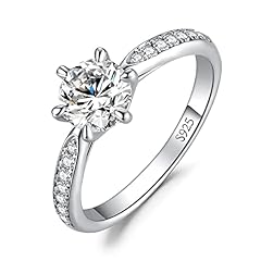 A-Round 1ct Cubic Zirconia Sterling Silver