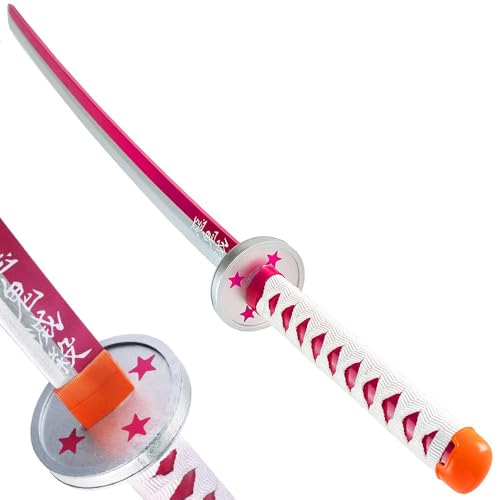 Loocaa Espada de anime, espada de bambú para niños, adolescentes, cosplay, Halloween, Navidad, fiesta, anime, cosplay, tamaño 76 cm para niño (Tsuyuri Kanao)