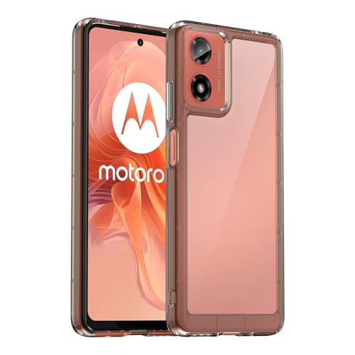 Amazon.co.jp: CMYFPOFL 対応 Moto G24 用 ケース クリア 耐衝撃 PC