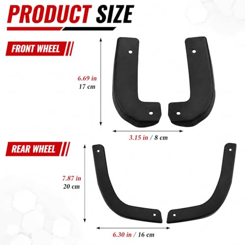 Mud Flap Delete Kit Fit for Silverado 1500 Accessories 2019-2025 by LYHCETVEX - Used condition - Image 6