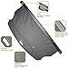 Cosilee Jeep Grand Cherokee 2025 Cargo Cover Retractable Rear Trunk Cargo Luggage Security Shade Cover Shield Compatible for Jeep Grand Cherokee(2 Row; WL) 2022 2023 2024 Accessories