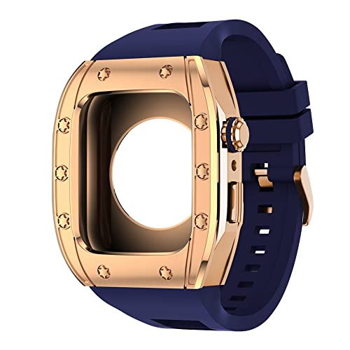 Boîtier en acier inoxydable Apple Watch protège contre les chocs: kit mod antichoc 44mm