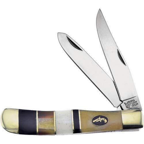 Frost Cutlery WTC-108SB/H Trapper Horn/Bone EDC Pocket Folder Folding Knife