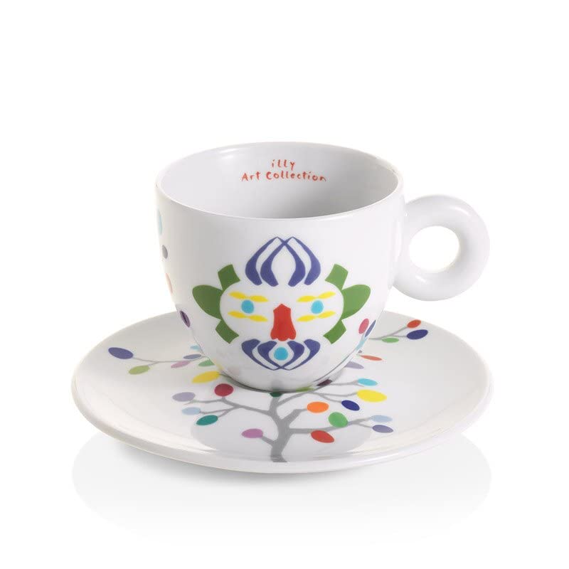 illy Art Collection Pascale Marthine Tayou 6 Cappuccino-Tassen nummeriert signiert