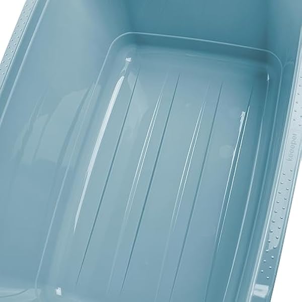 keeeper Корзина для белья прочный пластик 52 л Aenna Nordic Blue