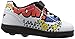 Heelys Dual Up X2 Sneaker (Little Kid), White/Black/Multi, 4 M US Little Kid