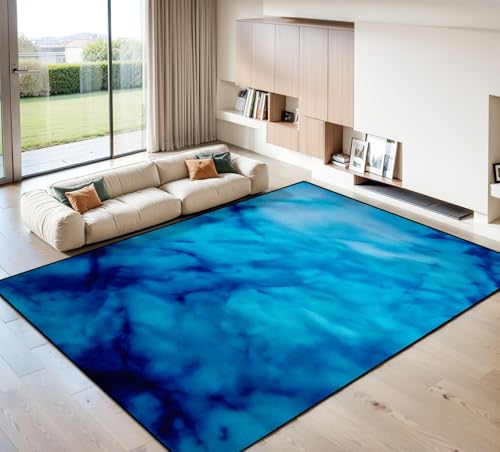 9x12 Area Rugs for Living Room Tie dye Fabric Washable