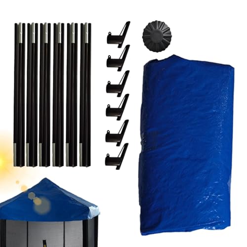 Auvent pliable pour trampoline pour jouer à l'ombre tout l'été