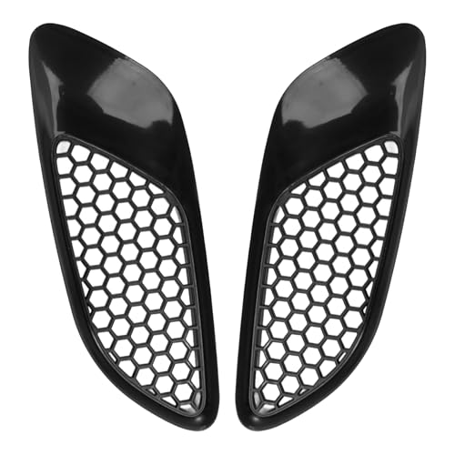 Tacdas 2 Piezas de VentilacióN de Aire para Real M3 Model, Rejillas de VentilacióN del Capó de Aire Frontal de Coche, Rejillas de VentilacióN para E90 E91 E92 E93 M3 ABS