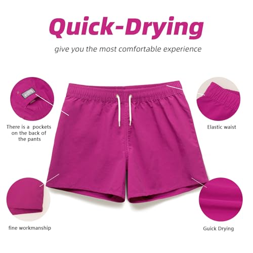 Girls Boys Swim Shorts Trunks Beach Board Shorts Kids Lightweight Casual Swimsuit Swimwear No Liner3