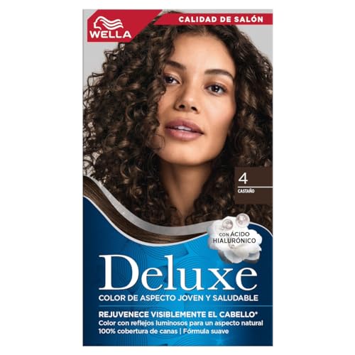 Coloración, Beauty Wella Deluxe Tinte Permanente 4 Castaño, 207 g