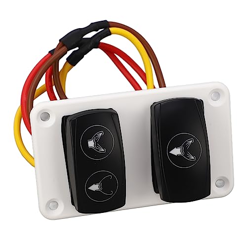 Marine Toilet Control Panel Switch, 3 Way Switch, Design, Yacht, RV, Boat