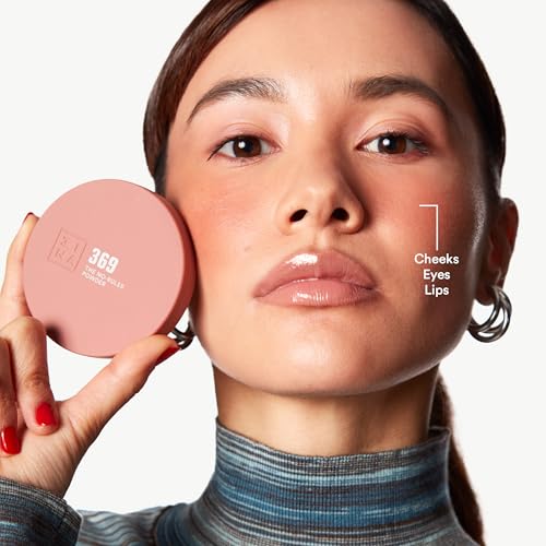 3INA MAKEUP - The No-Rules Powder 369 - Brązowy róż Puder Kompaktowy do Oczu Ust i Policzków - Puder z Kwas Hialuronowy i Ceramidy - Pudry Kompaktowe Miękka Lekka Formuła - Vegan - Cruelty Free