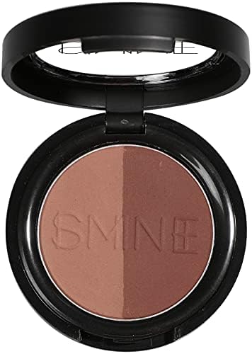 IS'MINE Single Duo Matte Eyeshadow, Dual Color, Longwear, Red Light Brown Eye Makeup for Day & Night