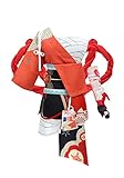 DAZCOS Women Naganohara Yoimiya Cosplay Costume for Halloween (Small, Red)