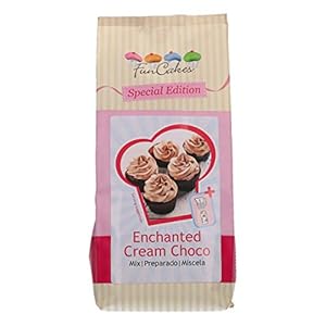 FunCakes Mix voor Enchanted Cream® Choco: Makkelijk in Gebruik, Zeer Luchtige Chocolade Crème, Perfect voor het Vullen…