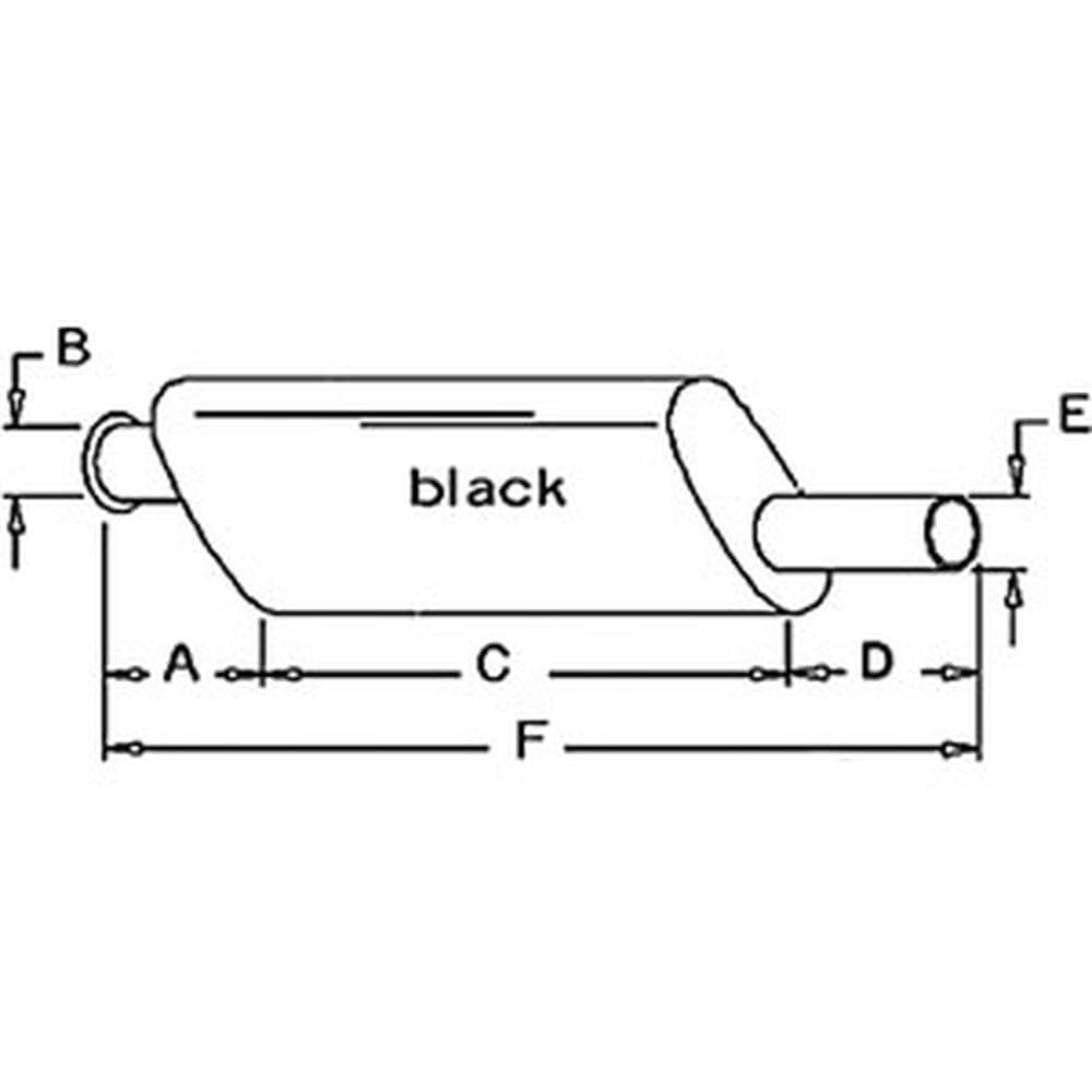 Muffler for John Deere Models 2520 AR38537 AR38537-A
