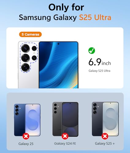 Image of FNTCASE for Samsung Galaxy S25-Ultra Case: [Magnetic Stand] [Compatible with Magsafe] Translucent Matte Military Grade Shockproof Drop Rugged Protective Phone Cover, Gray