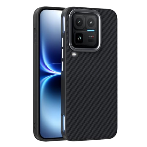 teroxa for iQOO 15 Ultra Case Compatible with Magsafe, Carbon Fiber & Flexible Silicone Bumper Phone Cover Rugged Lightweight Slim Fit Grip Shockproof Protection (Black)