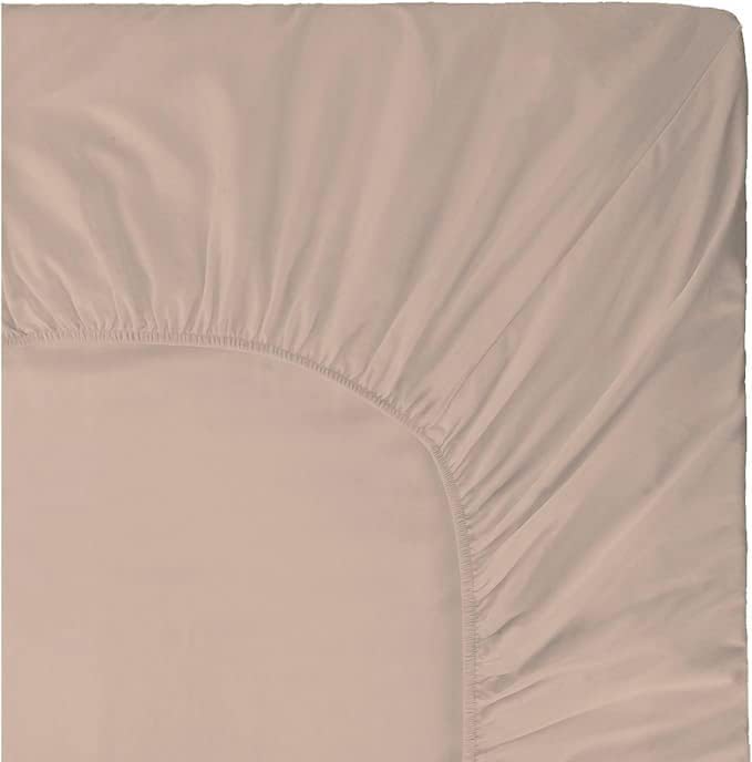 Craftsworth 100 Organic Cotton Percale Fitted Sheet Queen