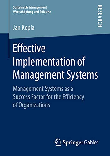 Buy Effective Implementation of Management Systems — BookShops.in