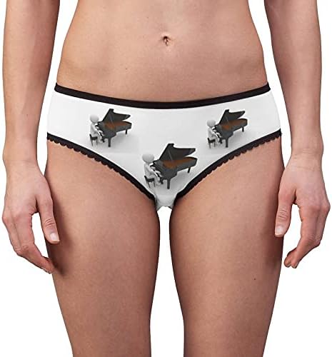 Piano Panties, Piano Underwear, Briefs, Cotton Briefs, Funny Underwear, Panties For Women