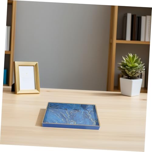 Plateau décoratif bleu rectangulaire pour petits déjeuners au lit douillets - 8