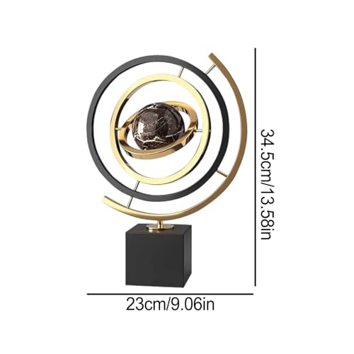 Globe en métal cadeau de célébration luxueux pour salon moderne - 8
