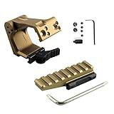 yss FTC Magnifier Mount & Red Dot Riser Combo - 2.26' Optical Centerline - Flip-to-Center Tactical Mount for G33 G43 HM3X Romeo5 - CNC 6061 Aluminum High Rise Optic Mount for NVG & Passive Aiming