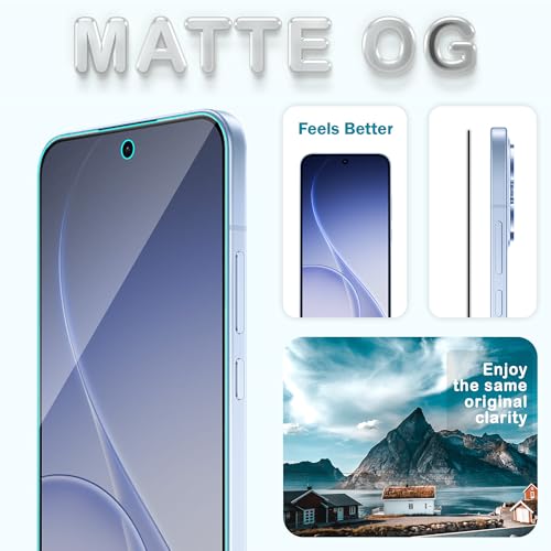 Image of FIRST MART Matte Anti-Glare Tempered Glass for Oppo Reno 15 and Reno 15C With Installation Kit | Military-Grade Gaming Screen Protector & Cable Guard | Edge to Edge Coverage | Black