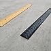 Speed Bumps for Road, 39in Rubber Speed Bumps, Splicable Driveway Ramp, Maximum Load 66,100lbs for Garages, Gravel Roads, Asphalt(Black)