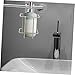 HOMOCONO Industrial Style Stainless Steel Soap Dispenser with Versatile Mounting Options No Drilling Shampoo Holder for Countertop Wall Installation Portable Trolley Soap Mount for Clean