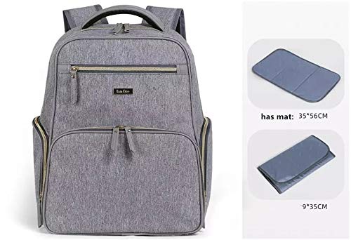 Mochila de Maternidade Lançamento Hope Land Cor:Cinza