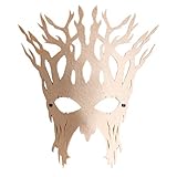 ZLTFashion Halloween Masquerade Masks Cool Tree Mask Christmas Prank Decoration (Beige)